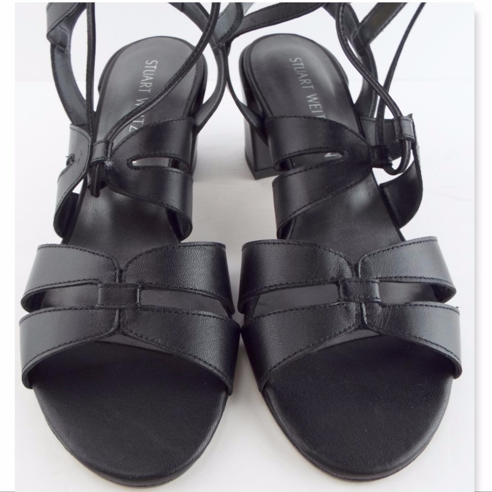 [Sold] New STUART WEITZMAN Black Gladiator Sandals - Picture 4 of 8
