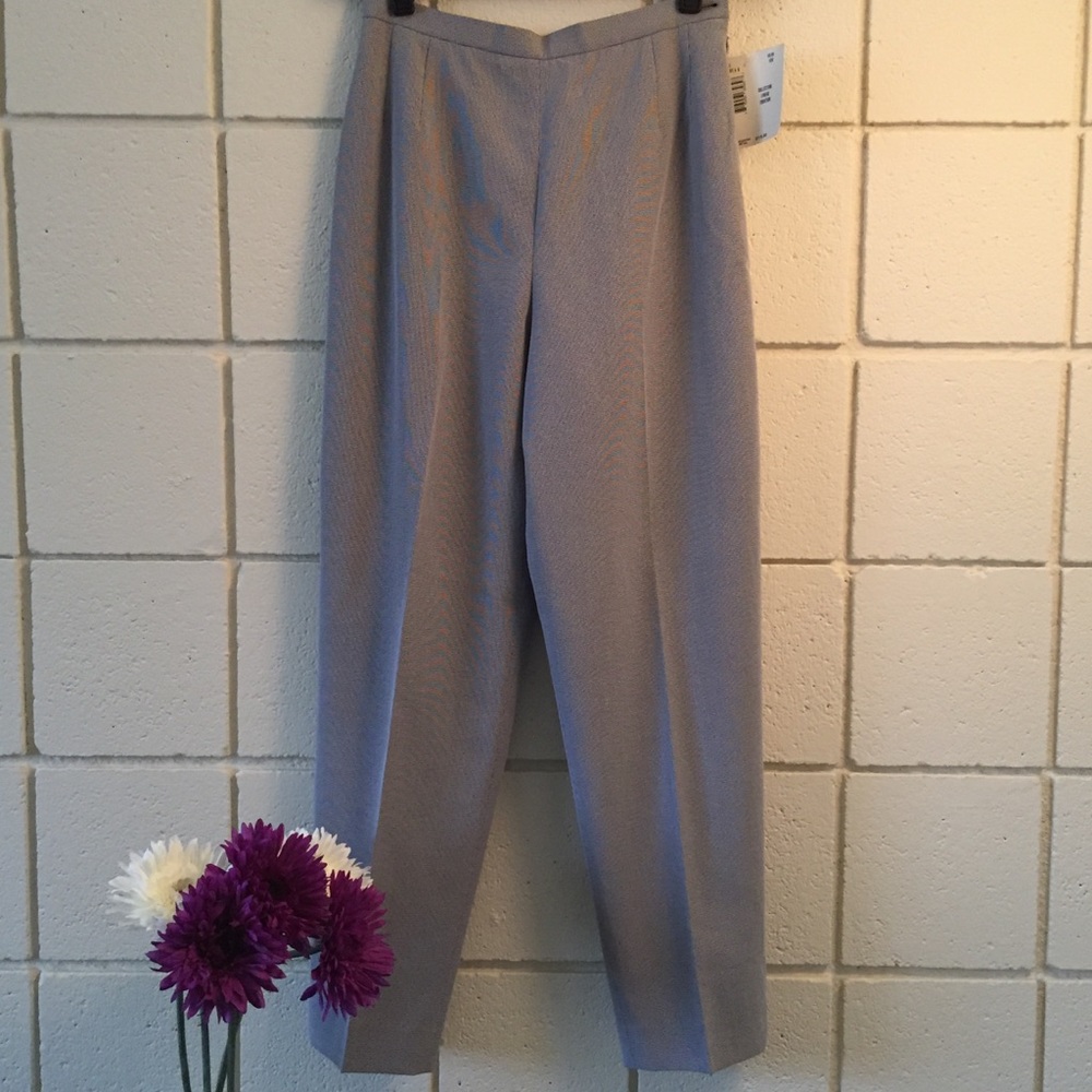 Liz Claiborne Houndstooth Side Zip Dress Pants  8P