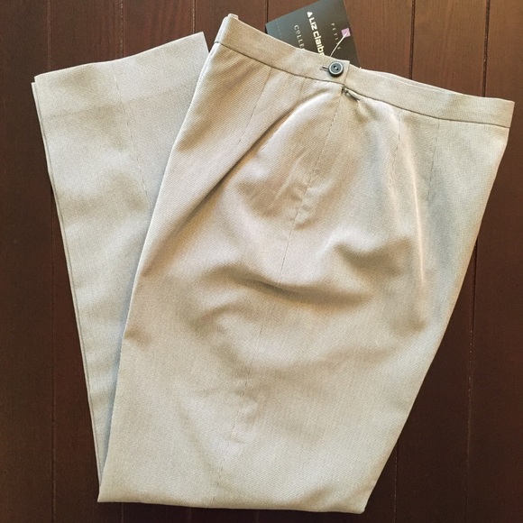 Liz Claiborne Houndstooth Side Zip Dress Pants 8P - Picture 2 of 6