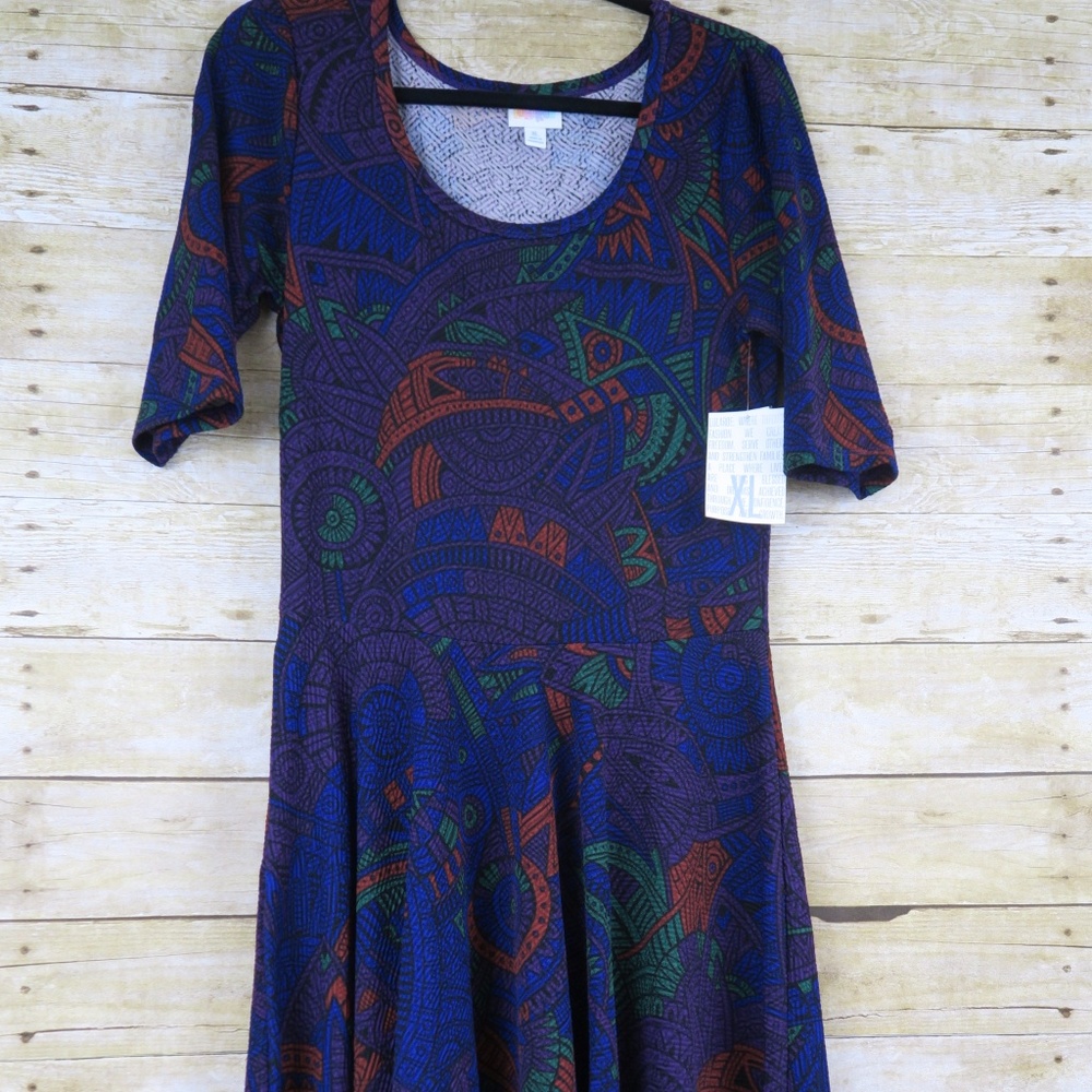 NWT LuLaRoe Nicole New Dress with Size XLG