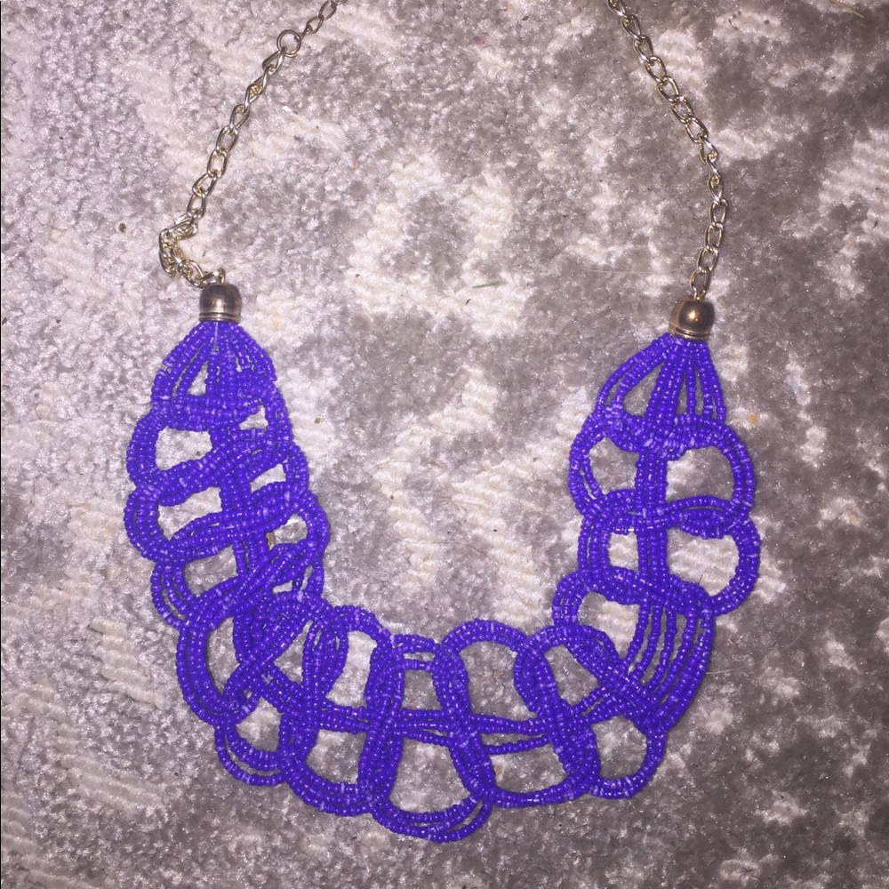 Purple necklace