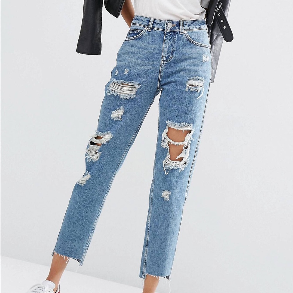 NWT ASOS Original Mom Jeans