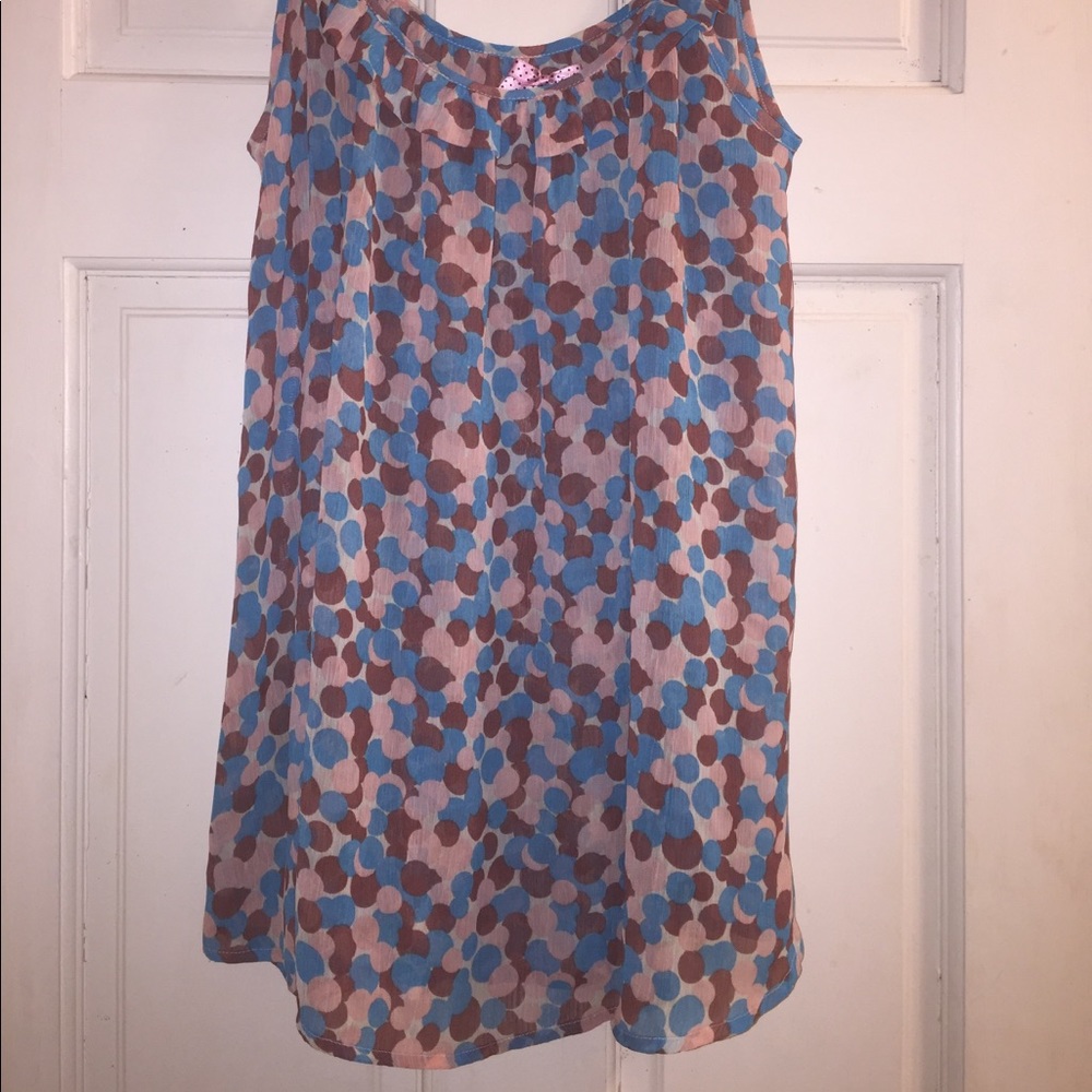 Polka dot rank top