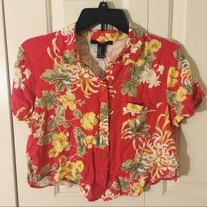 Forever 21 Hawaiian crop top