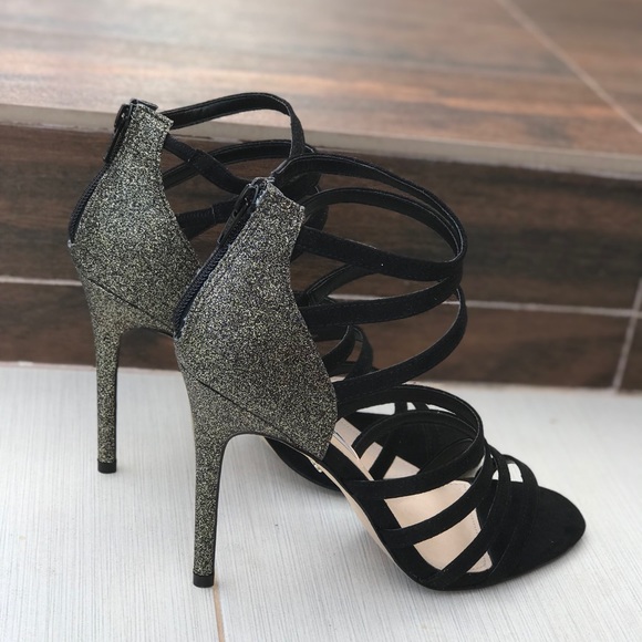 Strappy Glitter Gladiator High Heel Sandal - Picture 2 of 6