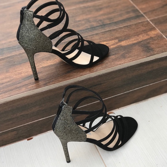 Strappy Glitter Gladiator High Heel Sandal - Picture 5 of 6