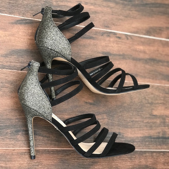 Strappy Glitter Gladiator High Heel Sandal - Picture 6 of 6