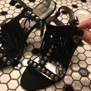 Guess ankle strap heels