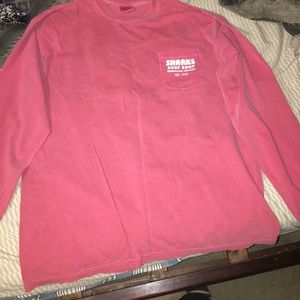 Shark’s Surf Shop long sleeve (Comfort Colors)