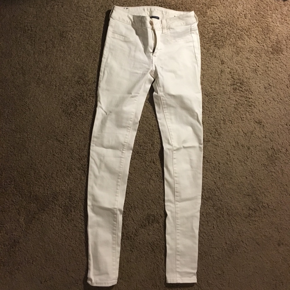American Eagle white jegging size 2 long