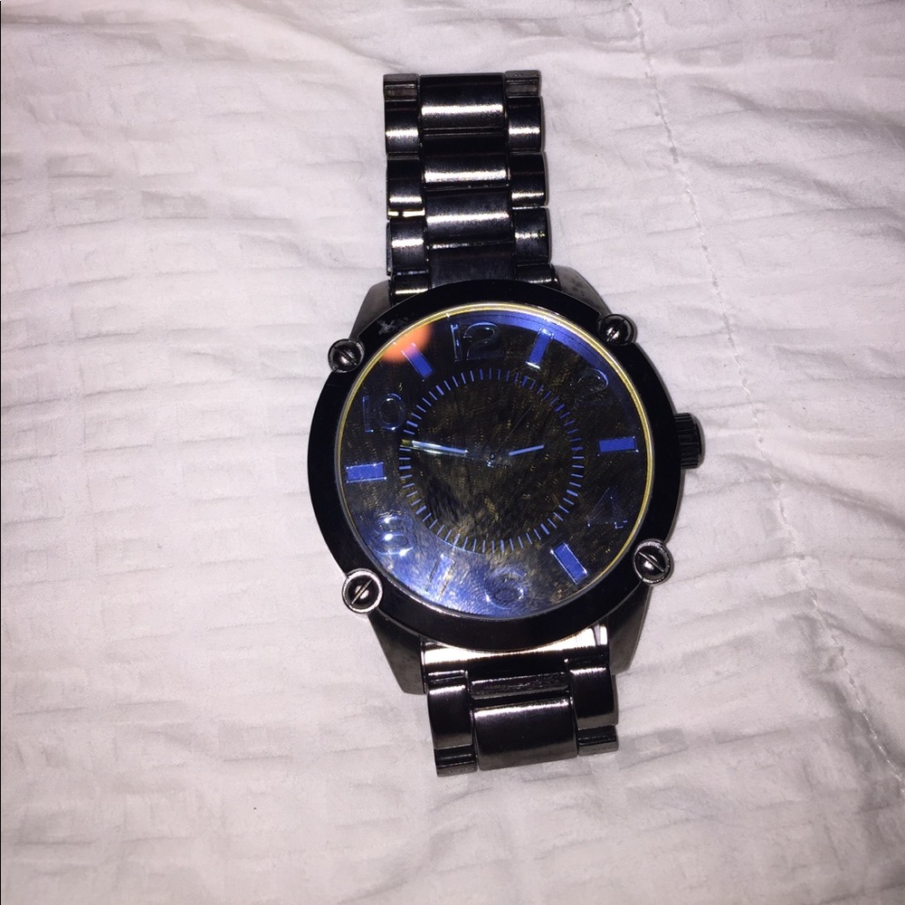 stainless steel heavy duty watch