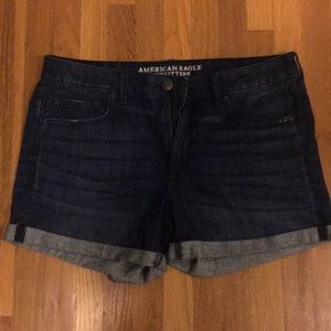 American Eagle boy midi denim shorts
