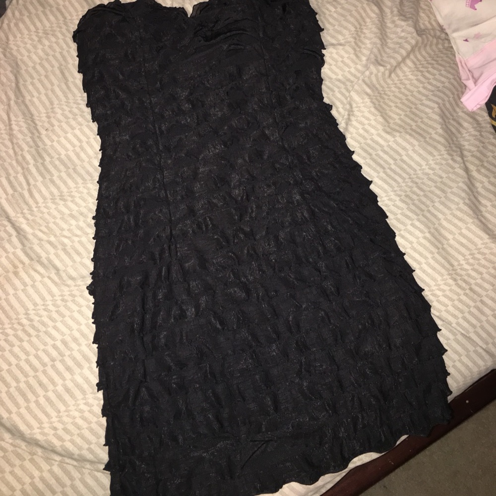 Strapless dress with ruffles - SO CUTE