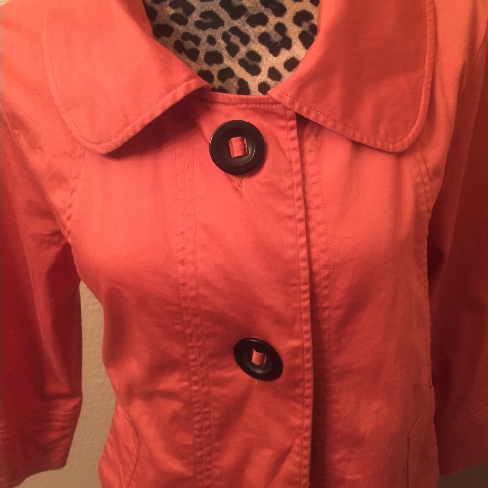 Burnt Orange Mod Style Jacket - Picture 2 of 4