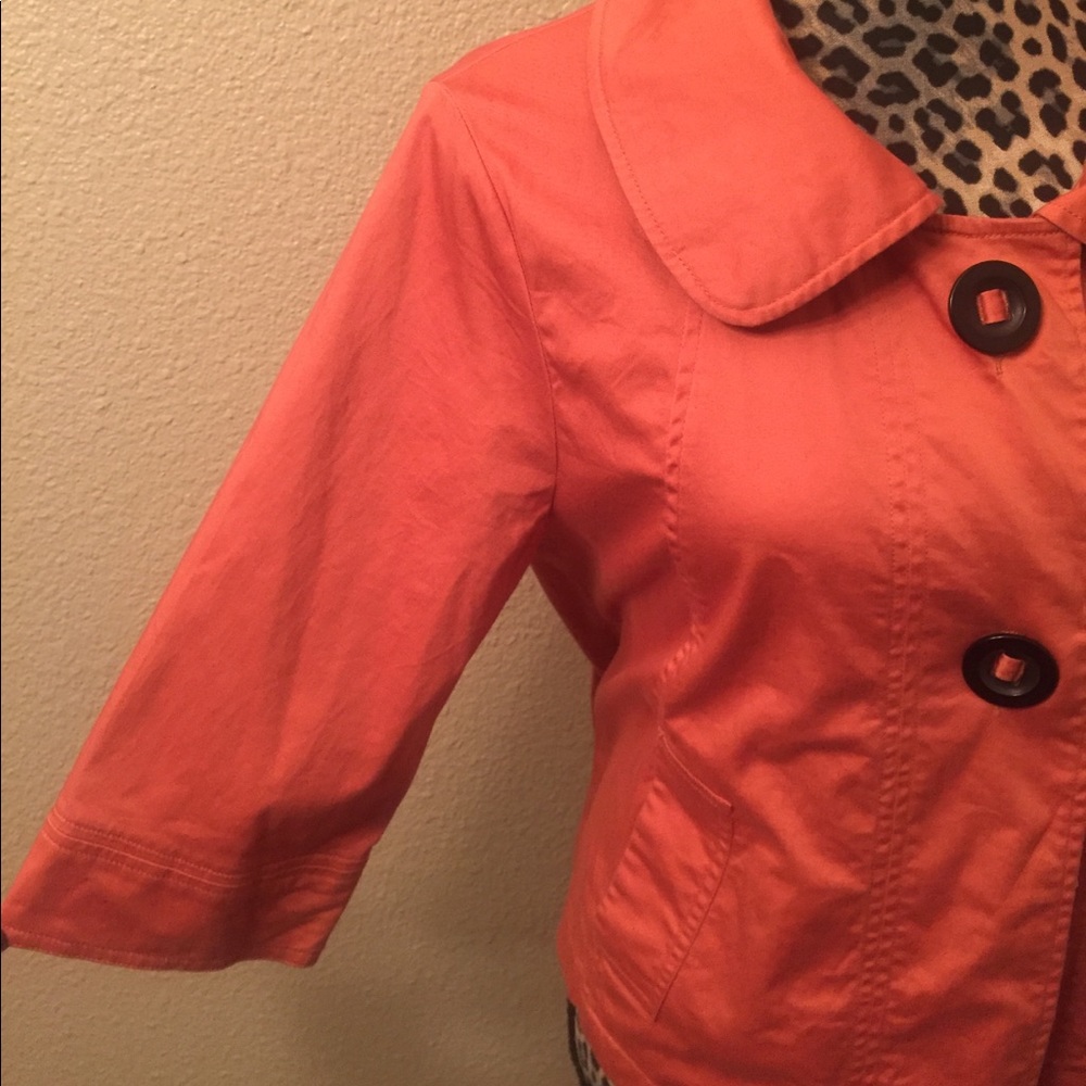Burnt Orange Mod Style Jacket - Picture 3 of 4