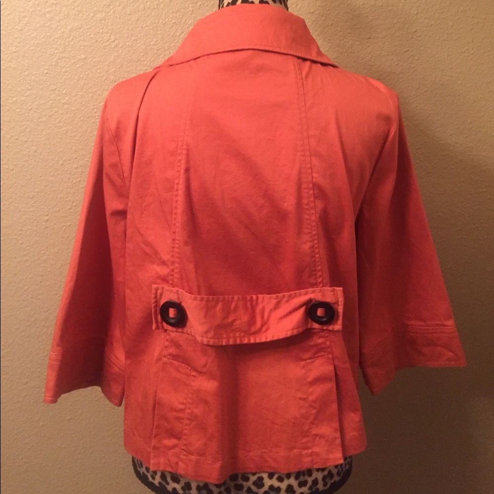 Burnt Orange Mod Style Jacket - Picture 4 of 4