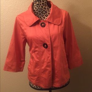 Burnt Orange Mod Style Jacket