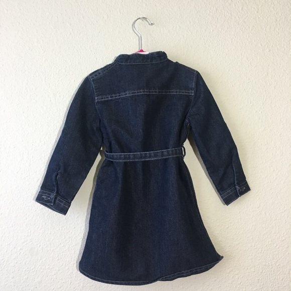 NB | RUFFLE DENIM DRESS 3T - Picture 3 of 7