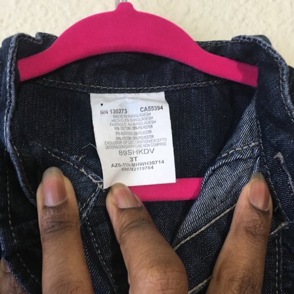 NB | RUFFLE DENIM DRESS 3T - Picture 4 of 7