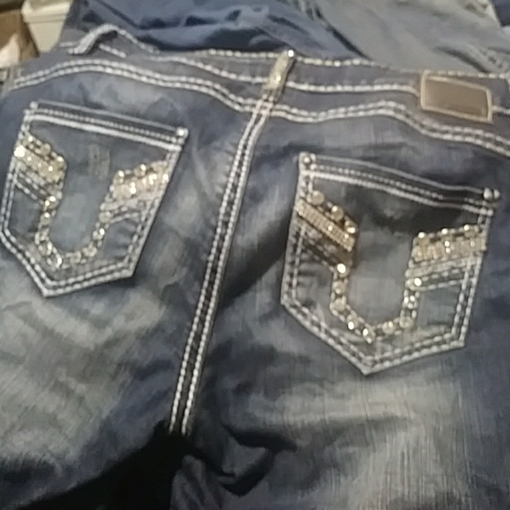 Petrol Tessa jeans size 36 L34 worn once dark jean