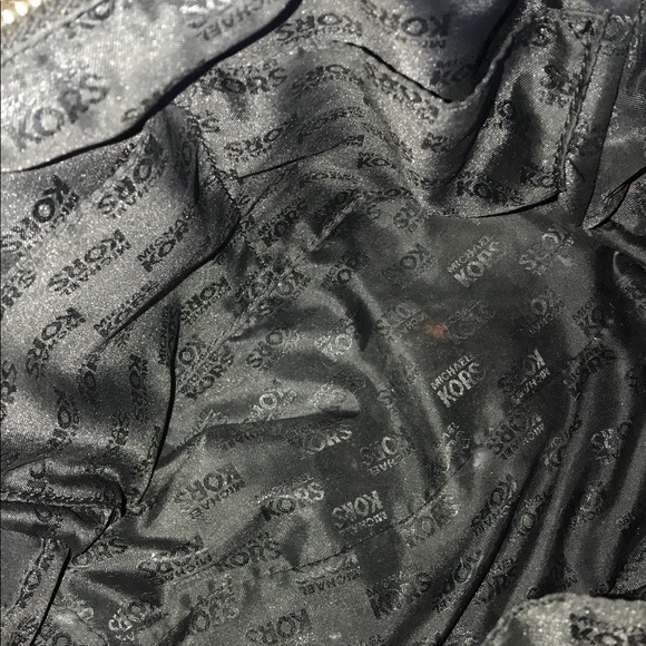 Black and Silver Michael Kors purse - Picture 3 of 7