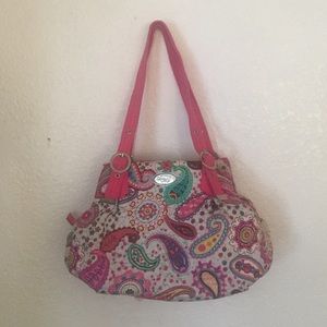 Donna Sharp Pink Paisley Purse