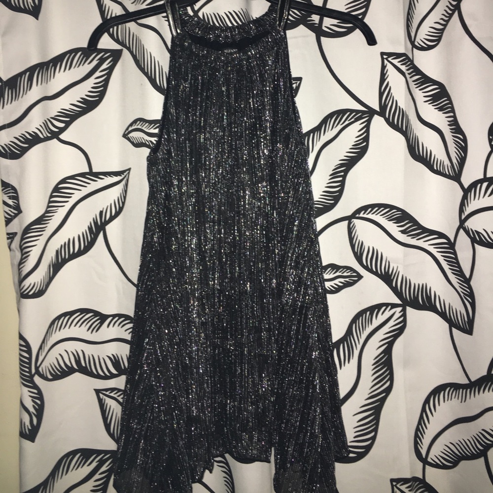 Black and Silver top