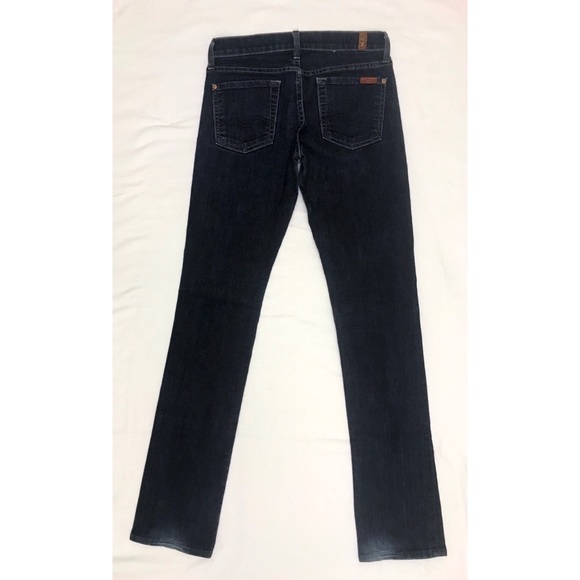 7 For All Mankind Skinny Straight Leg Jeans - Picture 3 of 5