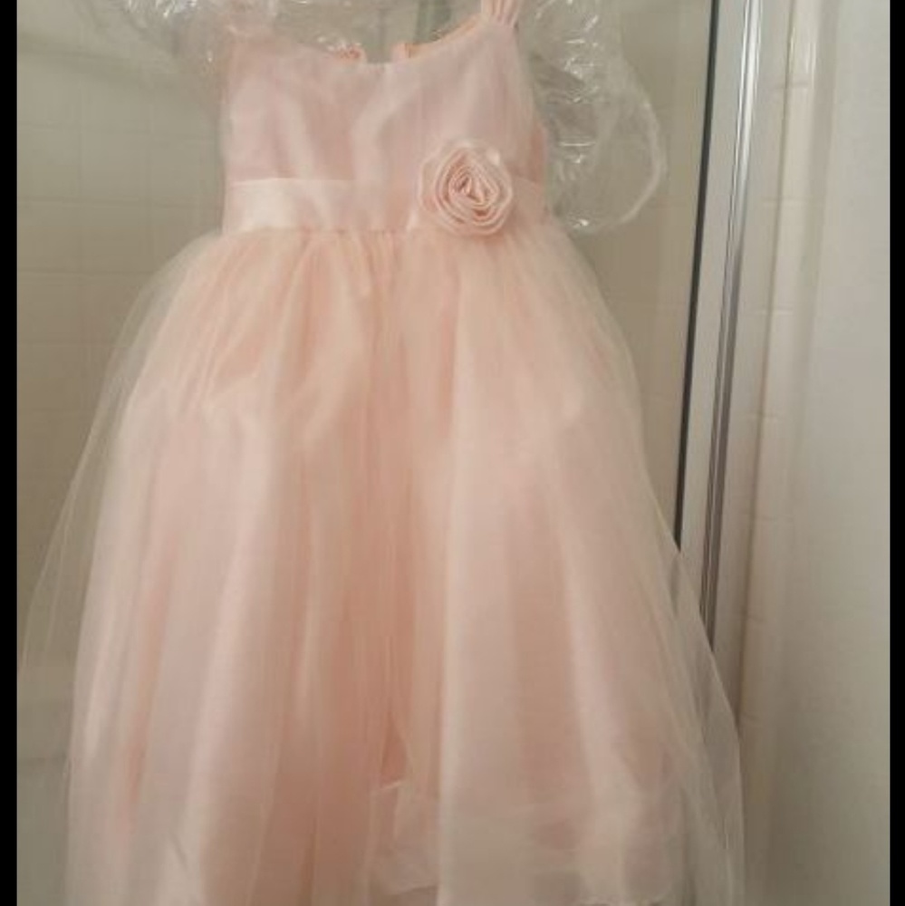Girls light pink dress