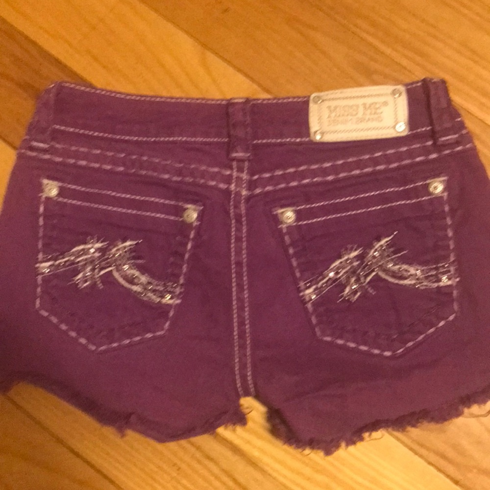 MISS ME —-GRAPE SHORTS