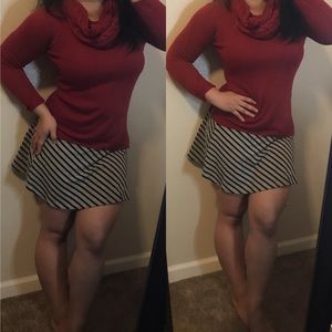 Karen Scott Red Christmas Holiday Sweater