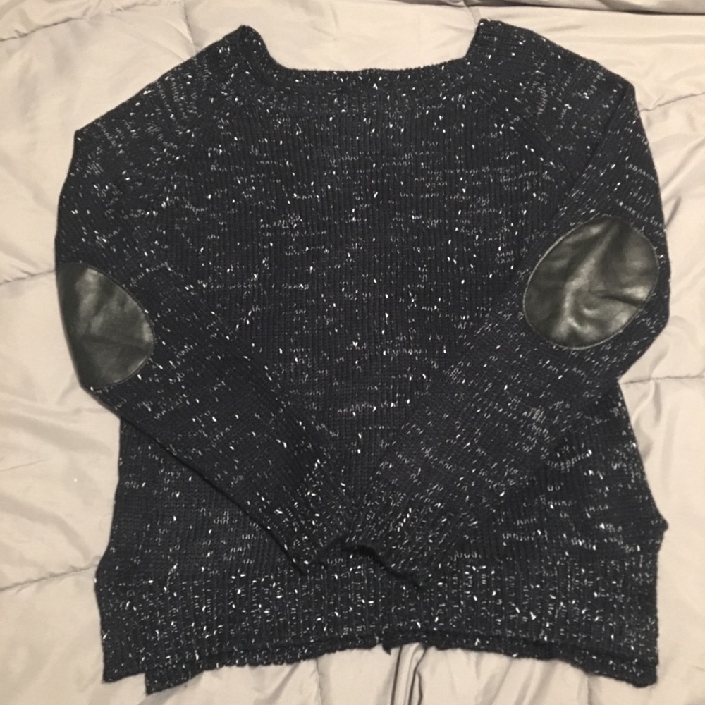 Market & Spruce navy heathered sweater