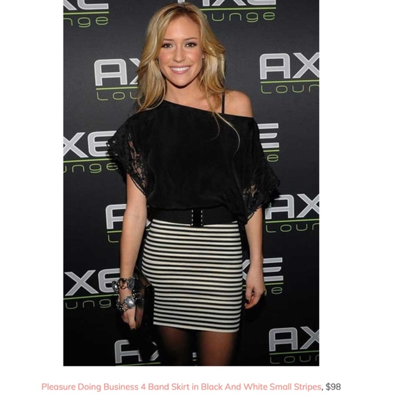 Bodycon striped mini skirt - Picture 6 of 7