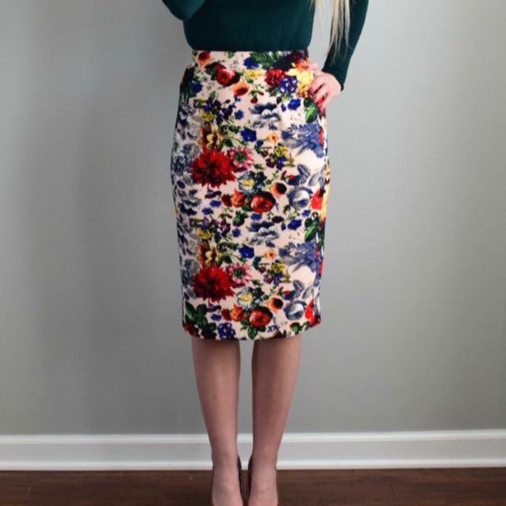 SOLD Stitch Fix Pixley Floral Skirt M NWT