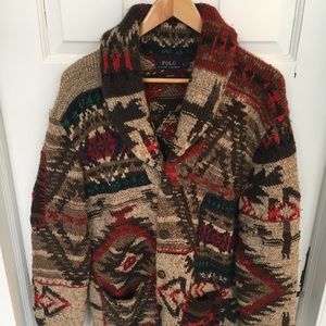 Polo Ralph Lauren Hand knit Wool Blend Cardigan