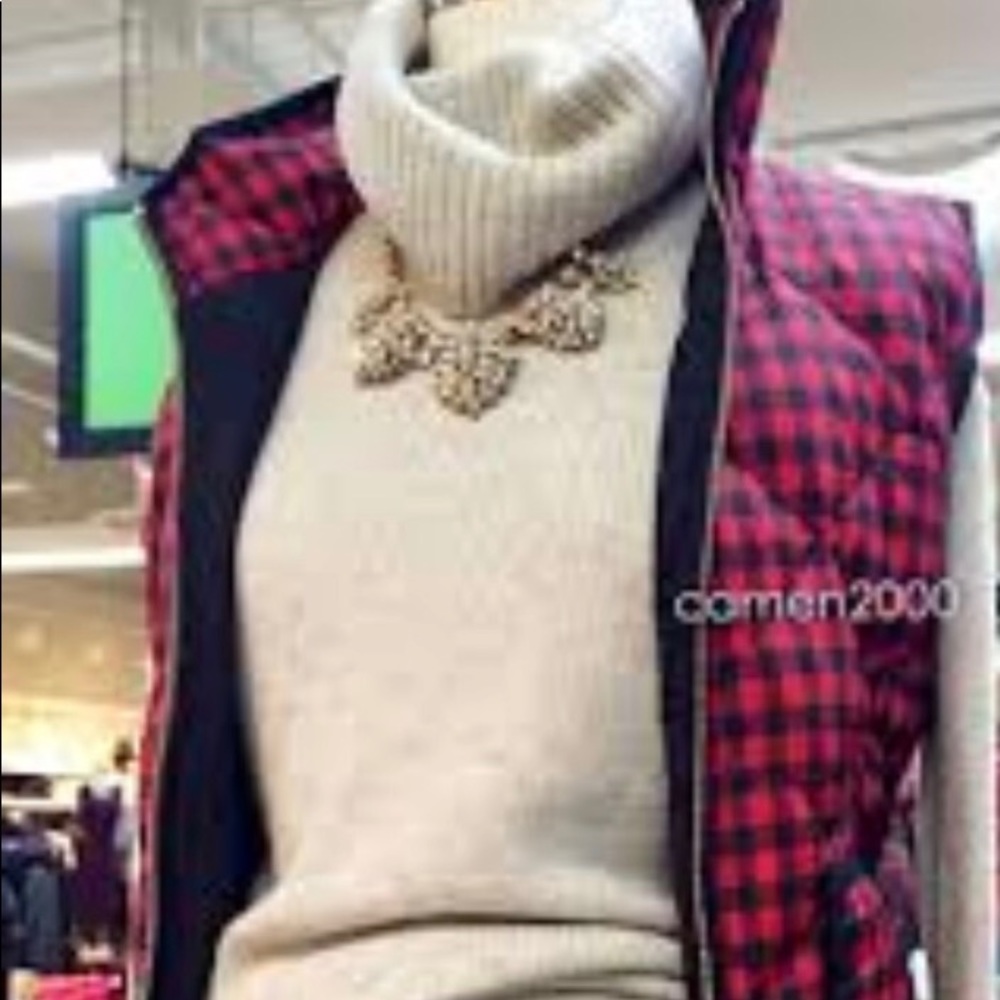 J. Crew Buffalo Plaid Vest - Picture 2 of 2