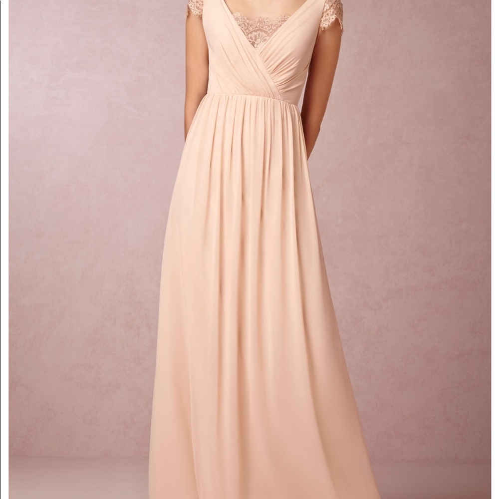 Jenny Yoo formal Blush gown.
