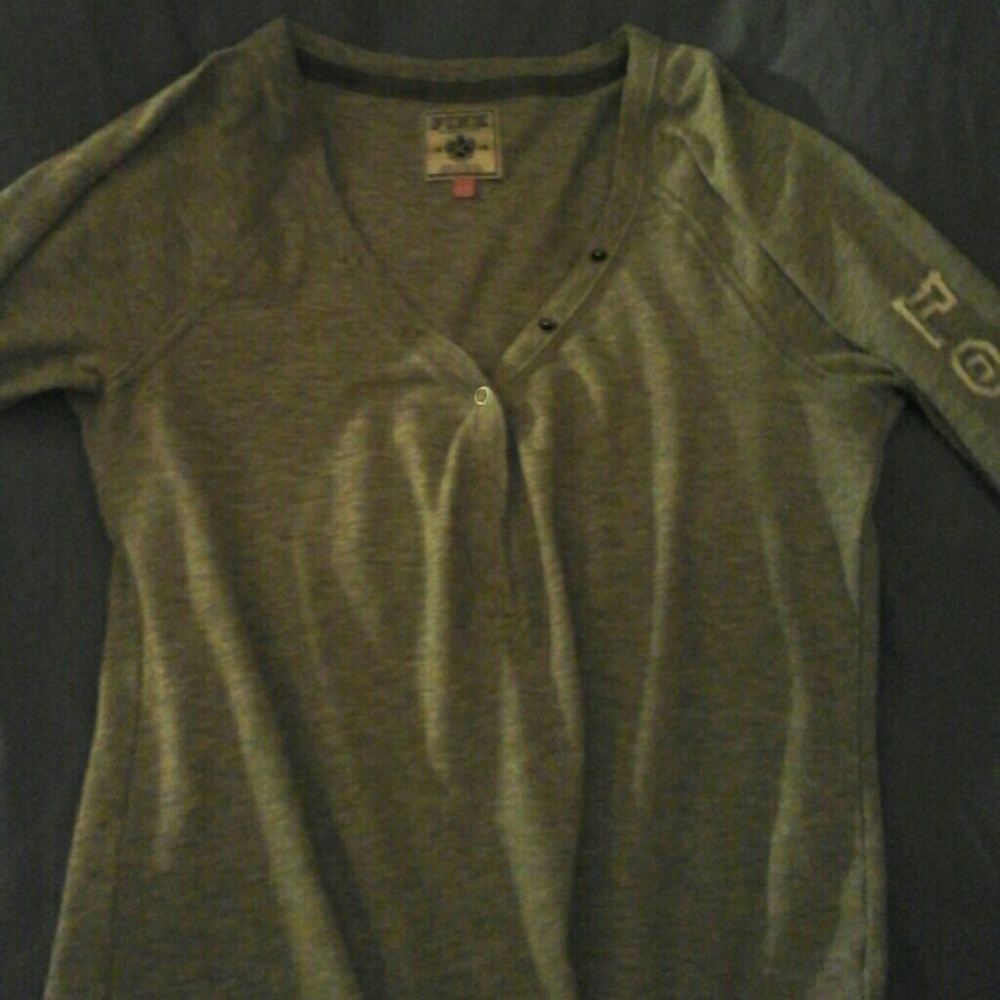 Victorias secret pink henley