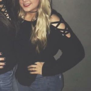 Black express sweater