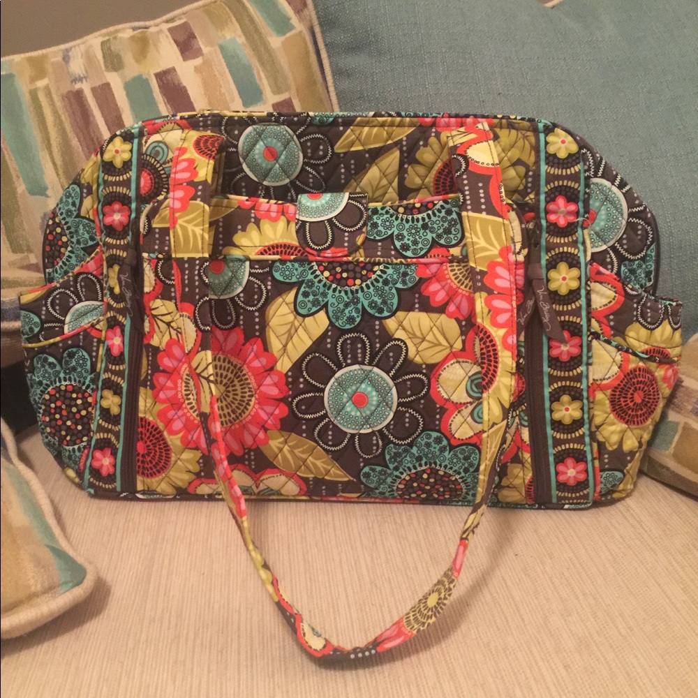 Vera Bradley Flower Shower Diaper Bag