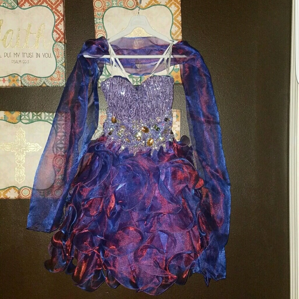 Purple/Multi formal dress/gown Homecoming/prom