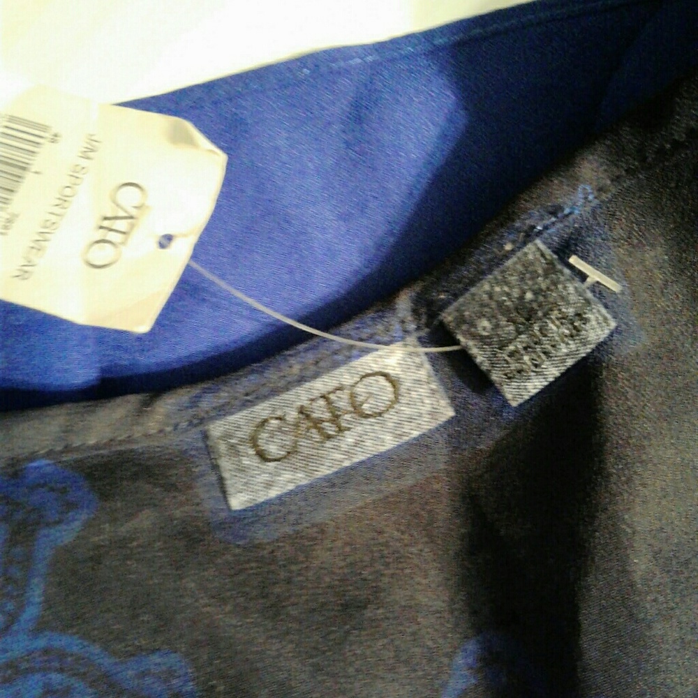 SOLD New CATO Blouse 3/4 sleeve XL - Picture 4 of 6