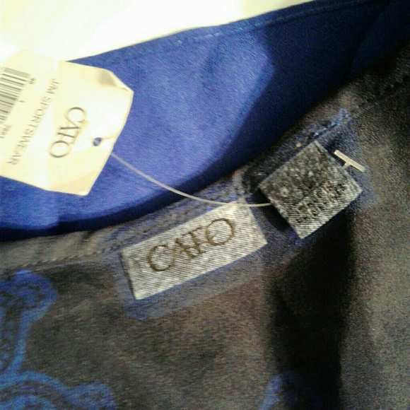 SOLD New CATO Blouse 3/4 sleeve XL - Picture 4 of 6