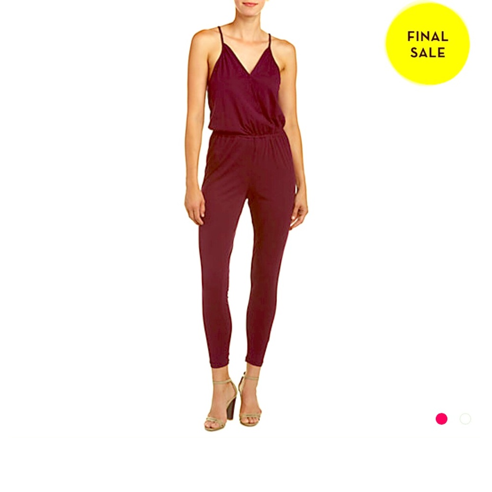 Bobi surplice jumpsuit
