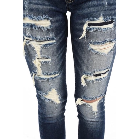 Kancan- Heavy Distressed Jeans last pair! - Picture 3 of 8