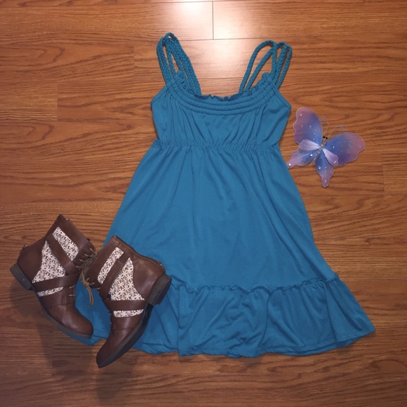Dresses | Turquoise Sundress | Poshmark