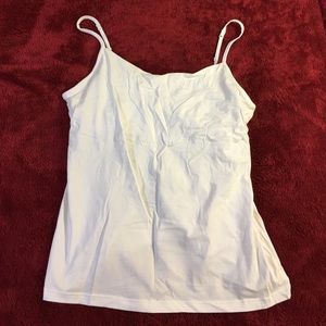 Oscar de la Renta white camisole with built in bra