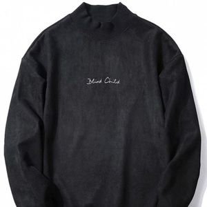 Suede Crewneck