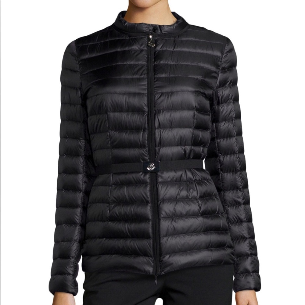 Moncler Damas Black Quilted Jacket size 0