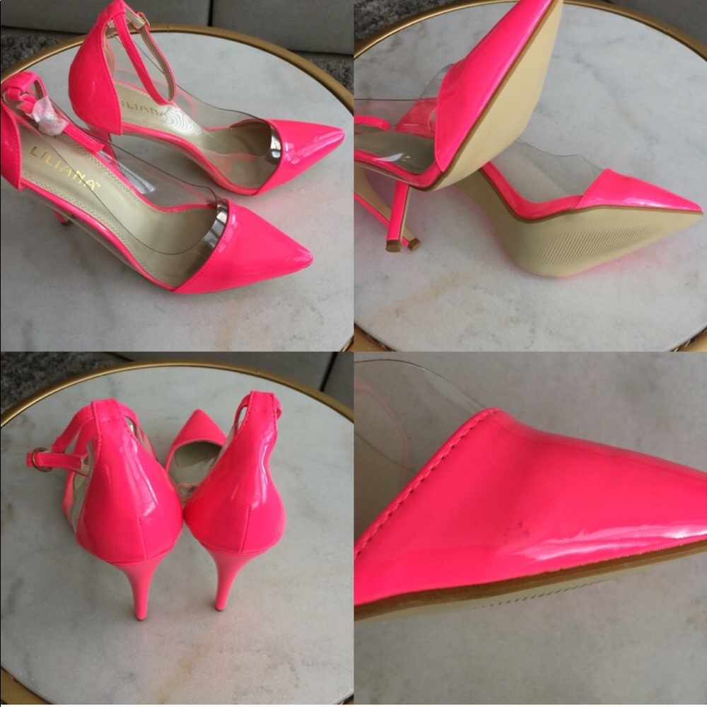 Liliana Neon Pink Heels